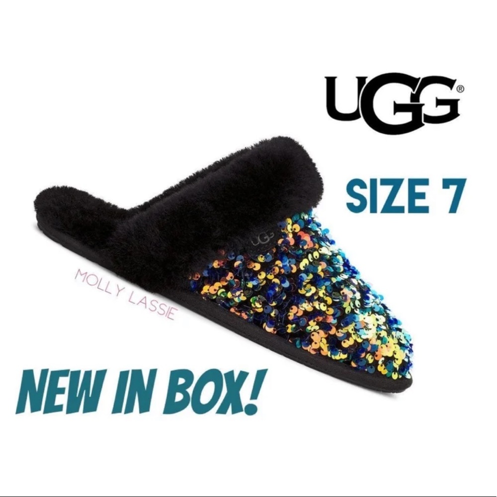STELLAR SEQUIN BLACK IRIDESCENT ✨ SCUFFETTE